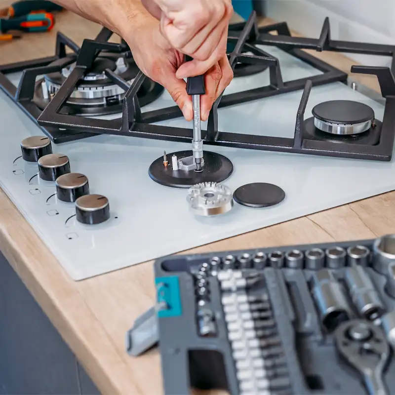 Our licensed technicians repair cooktop
